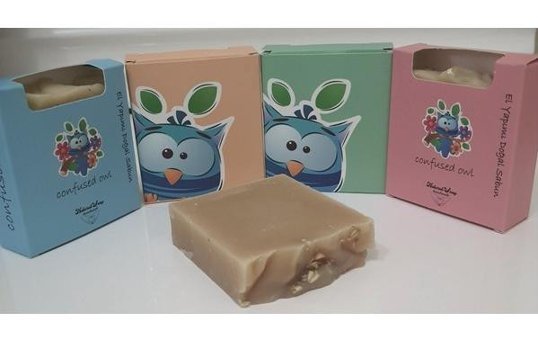 Confused Owl El Yapımı Organik Eşek Sütü Katı Sabun 6x100 gr