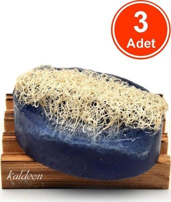 Kaldeon Doğal El Yapımı Kabak Lifli-Kolajen Katı Sabun 3x120 gr