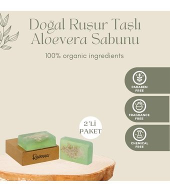 Ravenna Doğal El Yapımı Aloe Vera Katı Sabun 2x120 gr