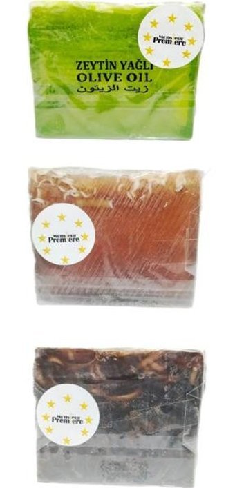 Monsieur Premiere Çikolata-Tarçın-Zeytinyağlı Katı Sabun 3x120 gr