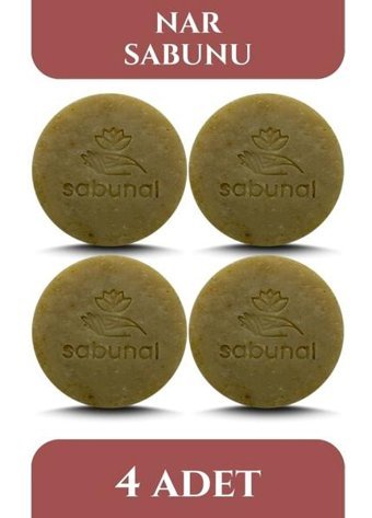 Sabunal Bitkisel Nar Katı Sabun 4x100 gr