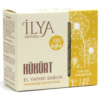 İlya Natural Doğal El Yapımı Kükürtlü Katı Sabun 2x100 gr