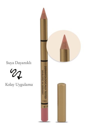 Brooklin No:204 Suya Dayanıklı İnce Kalıcı Mat Dudak Kalemi Somon
