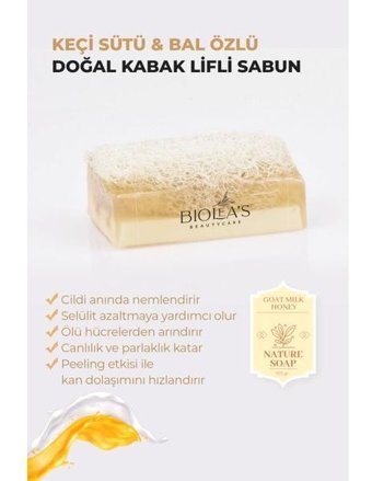 Biolea's Bal-Kabak Lifli-Keçi Sütlü Katı Sabun 110 gr