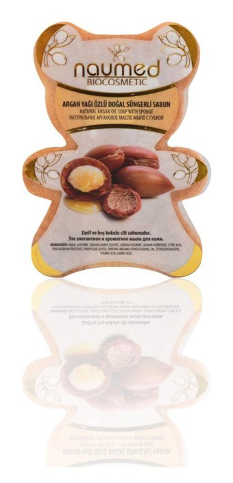 Naumed Doğal Ayıcık Şeklinde Argan Yağı Katı Sabun 130 gr