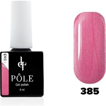 Pole Professional Özel Seri 385 Pembe Işıltılı Kalıcı Simli Oje