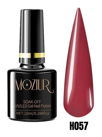 Mozıur H057 Bordo Parlak Kalıcı Oje