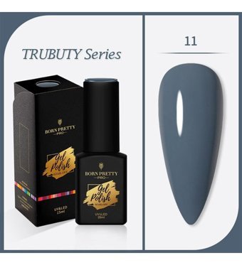 Born Trubuty Serisi 11 Gri Parlak Kalıcı Oje