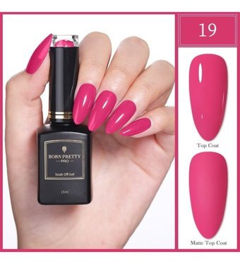 Born Gold Serisi 19 Pembe Parlak Kalıcı Oje