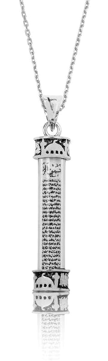 Gumush Dini Motifli Kararmayan Forse Zincir Kadın Gümüş Kolye 45 cm