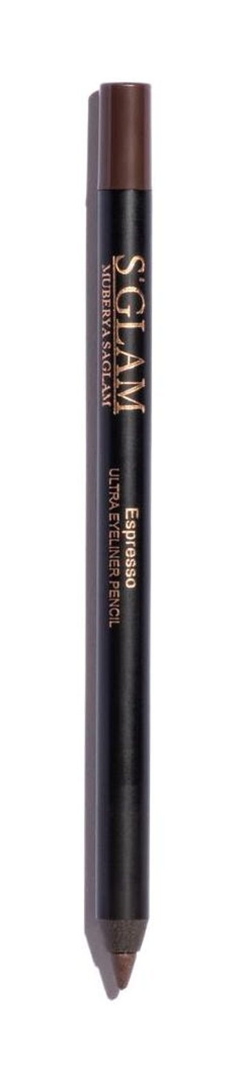 S'Glam Işıltılı Espresso Kalıcı Kalın Uçlu Kalem Eyeliner