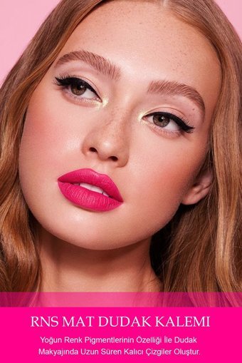 Dahaus Crayon Ultra Xl43A Suya Dayanıklı Kalın Kalıcı Mat Dudak Kalemi Pembe