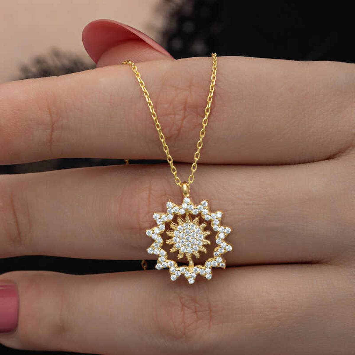 Aya Diamond Mücevherat Sonsuzluk Beyaz Kararmayan Düz Zincir Kadın Gümüş Kolye 45 cm