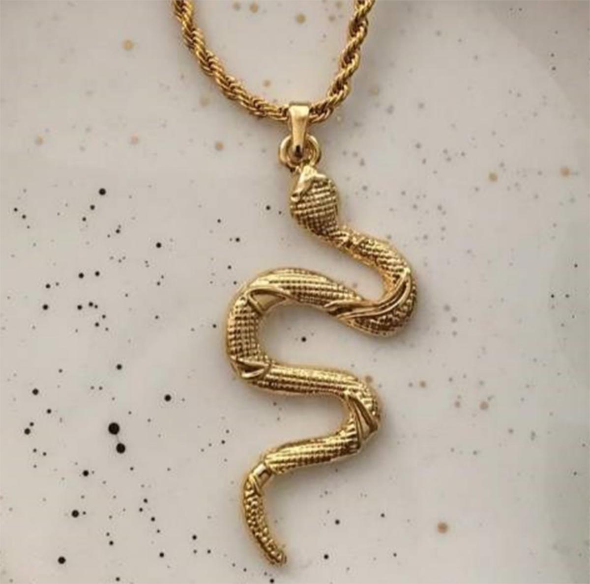 X Lady Accessories Yılan Zincir Kadın Gümüş Kolye 45 cm