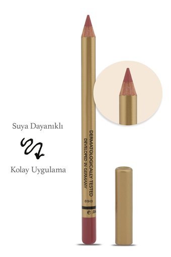 Brooklin No:227 Suya Dayanıklı İnce Kalıcı Mat Dudak Kalemi Pembe
