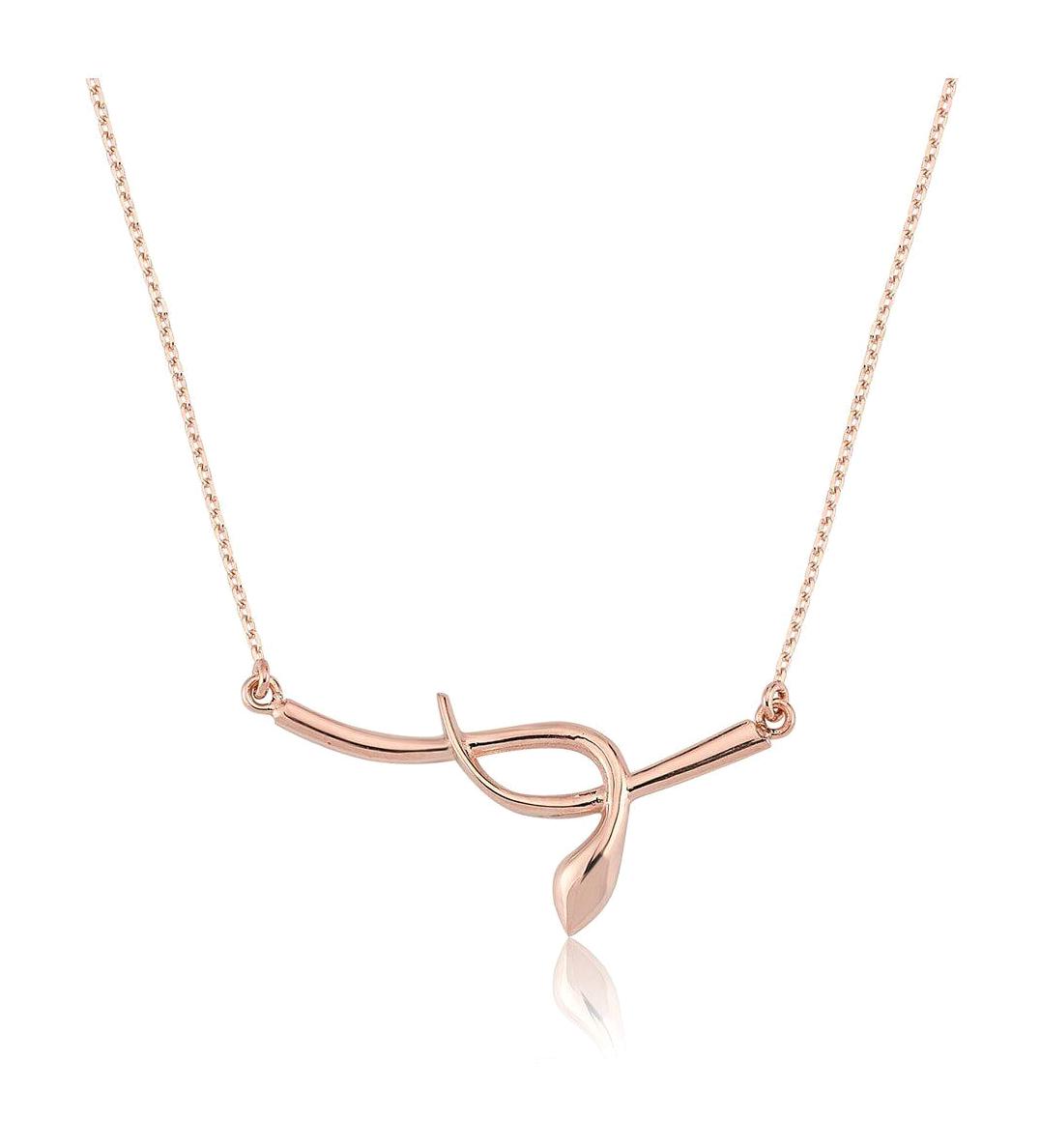 Fasekgold Hayvan Beyaz Kararmayan Zincir Kadın Gümüş Kolye 45 cm