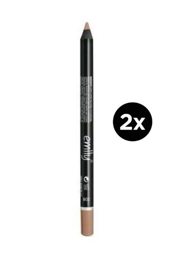 Emily No:208 İnce Mat Dudak Kalemi Nude + 2 Adet