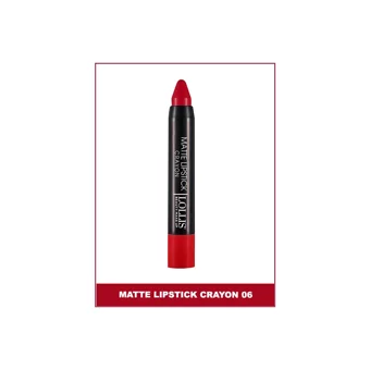 Lollis Crayon No:006 Kalın Mat Dudak Kalemi Kırmızı