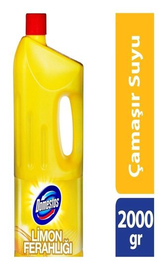 Domestos Limon Ferahlığı Limon Ferahlığı Banyo-Mutfak İçin Konsantre Sıvı Çamaşır Suyu 2 kg