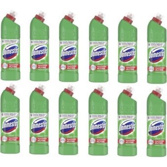 Domestos Maksimum Hijyen Dağ Esintisi Banyo-Mutfak İçin Konsantre Sıvı Çamaşır Suyu 12x750 ml