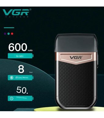Vgr V-331 Sakal Çift Başlıklı Sinekkaydı Islak Tıraş Makinesi