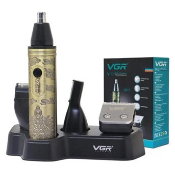 Vgr V-621 Saç Sakal Burun 4 Başlıklı Çok Amaçlı Kuru Tıraş Makinesi