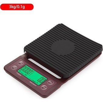 Hainan Shenda Dijital Hassas Hazneli 200 gr Mutfak Tartısı Kahverengi