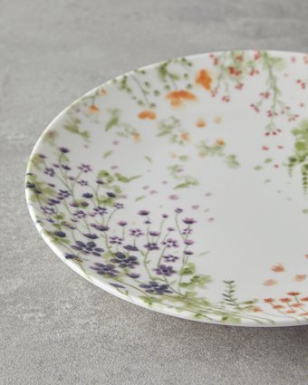 English Home Serenity 24 Parça 6 Kişilik Porselen Yemek Takımı Çok Renkli