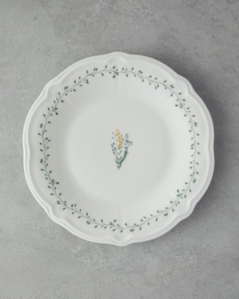 English Home Frezya 24 Parça 6 Kişilik Porselen Yemek Takımı Sarı-Yeşil