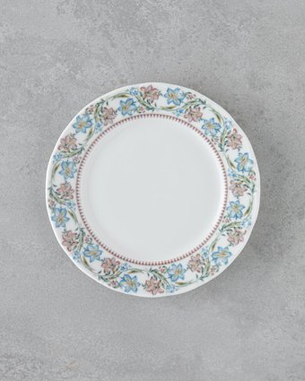 English Home Elegant 12 Parça 4 Kişilik Porselen Yemek Takımı Çok Renkli