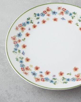 English Home Lilyum 18 Parça 6 Kişilik Porselen Yemek Takımı Renkli