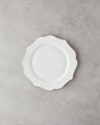 English Home Valencia 27 Parça 6 Kişilik Bone Porselen Yemek Takımı Silver