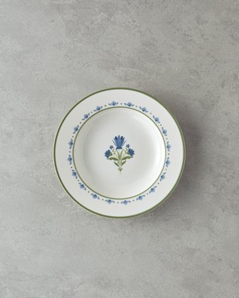 English Home Eternal 24 Parça 6 Kişilik Porselen Yemek Takımı Yeşil-Mavi