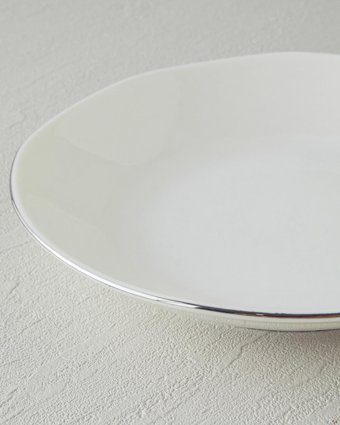 English Home Carmen 24 Parça 6 Kişilik Porselen Yemek Takımı Silver