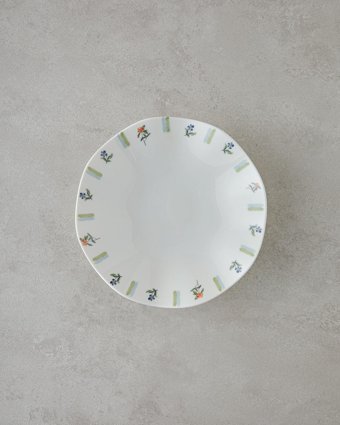 English Home Pleasant 24 Parça 6 Kişilik Porselen Yemek Takımı Mavi-Yeşil