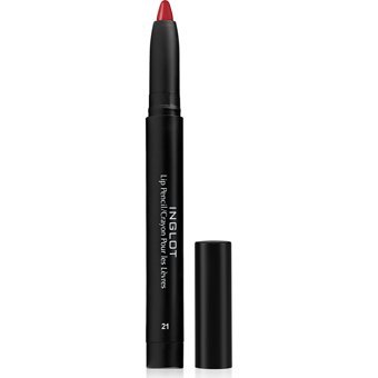 Inglot No:21 Kalın Mat Dudak Kalemi Kırmızı