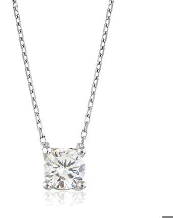 Serra Jewels Tektaş Beyaz Zirkon Taşlı 925 Ayar Kararmayan Forse Zincir Kadın Gümüş Kolye 45 cm