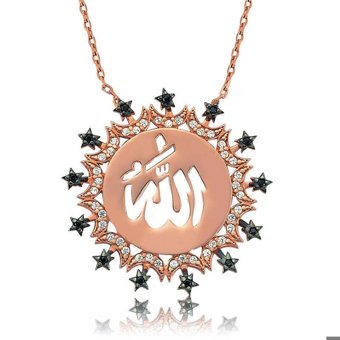 Serra Jewels Yazılı Beyaz Zirkon Taşlı 925 Ayar Kararmayan Forse Zincir Kadın Gümüş Kolye 45 cm