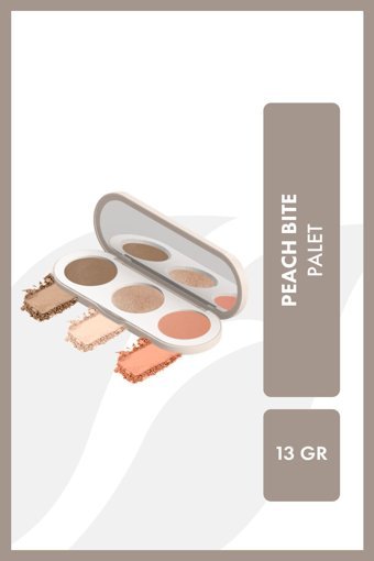 Farmasi Peach Bite Toz Simli Mat Far Paleti