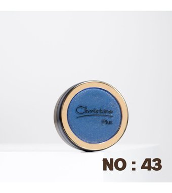 Christine Plus No:43 Toz Simli Işıltılı Tekli Göz Farı Lacivert