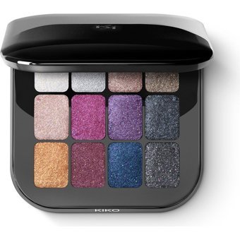 Kiko Milano 02 Shocking Sparkle Shades Toz Simli Işıltılı-Mat Işıltılı-Mat Far Paleti