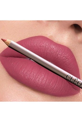 Cleo Pink Everyday Suya Dayanıklı İnce Kalıcı Mat Dudak Kalemi Pembe