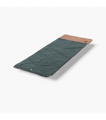 Decathlon Ultim Comfort 20 Derece Pamuk 2 Mevsim Kamp-Dağcılık Tek Kişilik Yetişkin Uyku Tulumu Haki