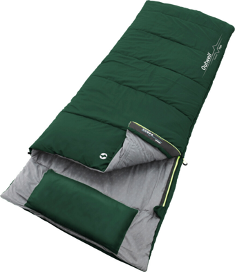 Outwell Freeway Single-16 Derece Polyester 4 Mevsim Kamp-Dağcılık Tek Kişilik Yetişkin Uyku Tulumu Yeşil