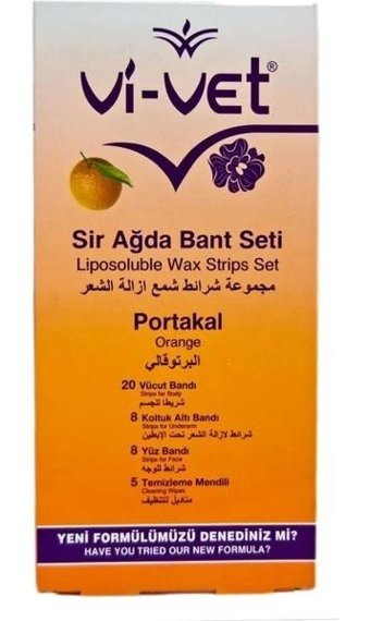 Vi-vet Yeni Formül Tüm Ciltler 41 Adet Tüm Vücut Ağda Bandı