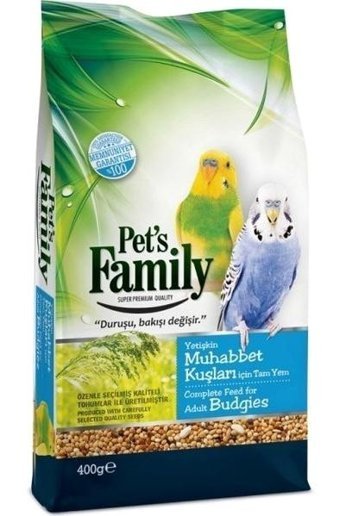 Pet's Family Kabuklu Sade Vitaminli Kuş Yemi 400 gr
