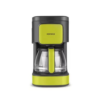 Karaca Just Coffee Aroma 2 In 1 Çelik Filtreli Karaf 750 ml Hazneli 5 Fincan 650 W Limon Yeşili Filtre Kahve Makinesi