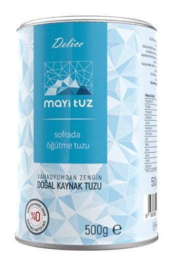 Mayi Tuz Delice İyotlu Toz Sofra Tuzu Kutu 500 gr