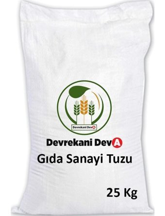 Devrekani Deva Çankırı İyotsuz Kristal Sofra Tuzu Paket 25 kg