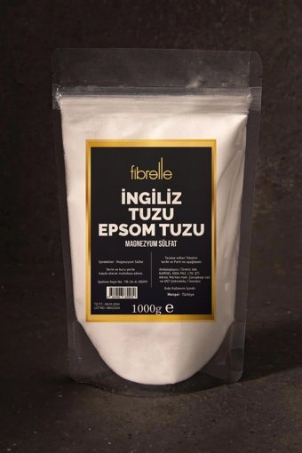 Fibrelle İyotsuz Toz Epsom Tuzu Paket 1 kg